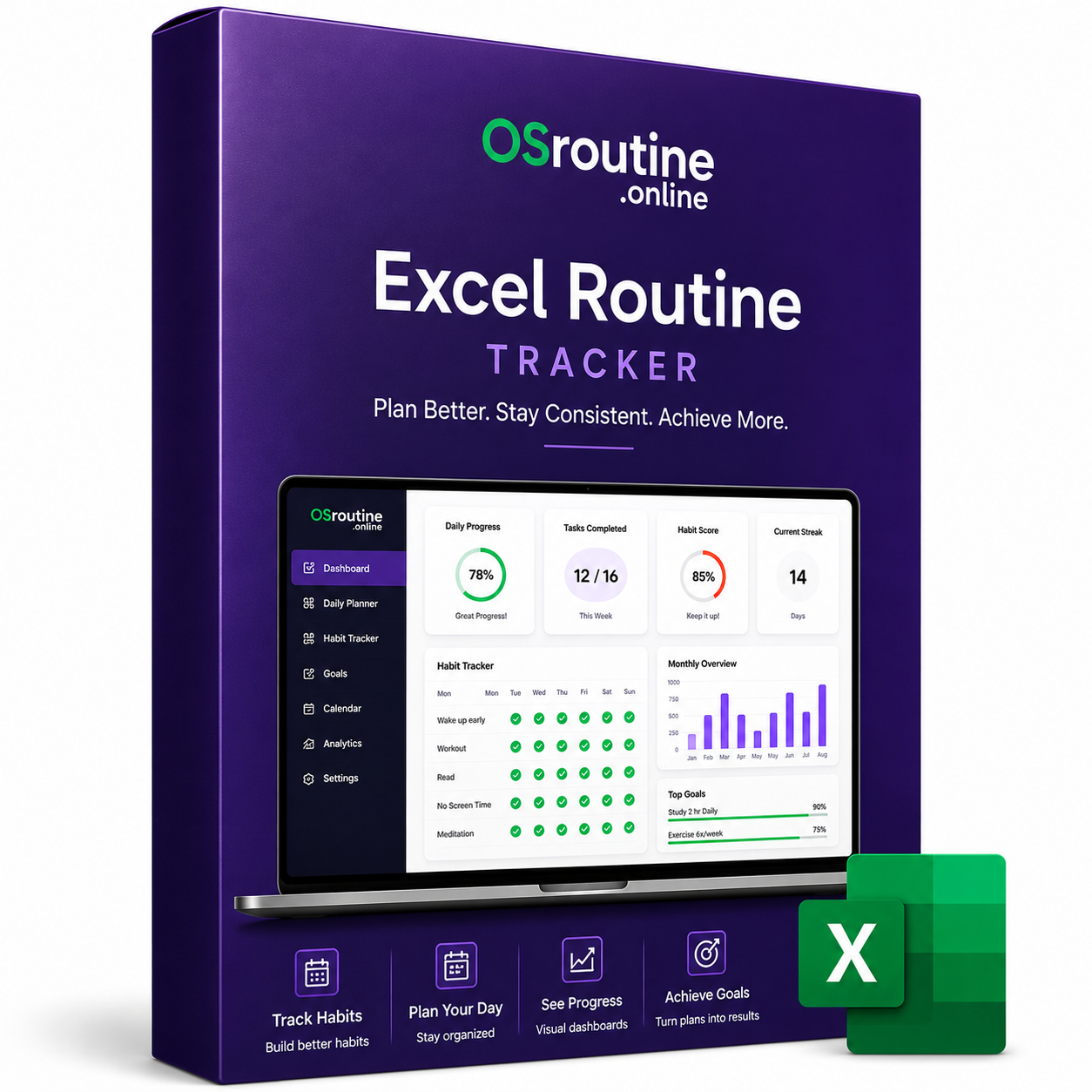 Excel Routine Tracker
